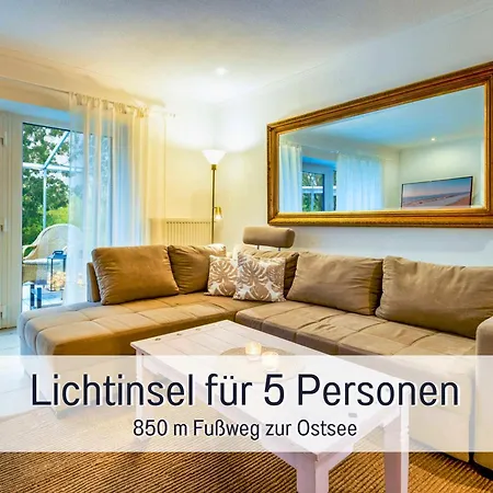 Lichtinsel: Strandnahe Familien-Ferienwohnung mit Garten Steinberg  Exterior photo
